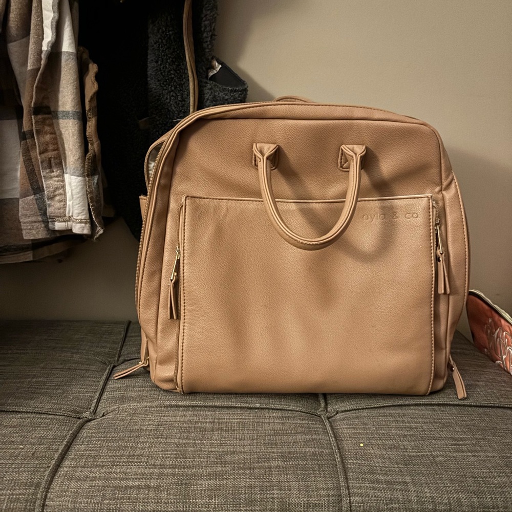Ayla and Co Blush diaper bag like new!